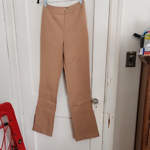 Jason Wu Pants - Jason Wu Camel Flare Women's Pants